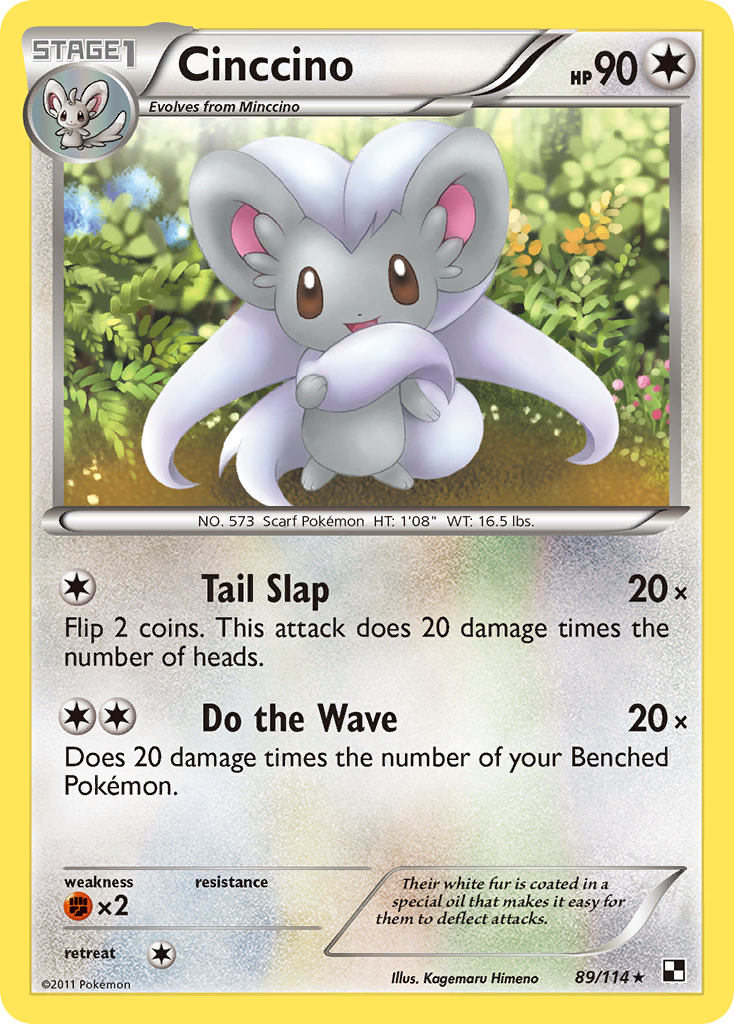 Cinccino (89/114) [Black & White: Base Set] | Card Merchant Takapuna