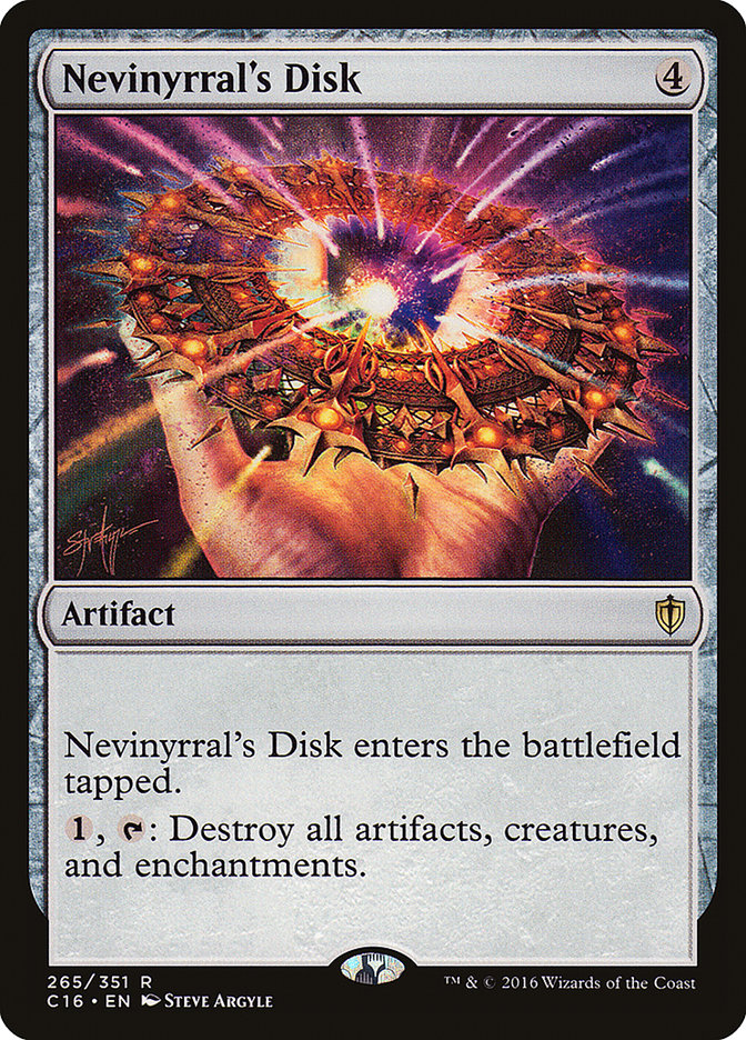 Nevinyrral's Disk [Commander 2016] | Card Merchant Takapuna