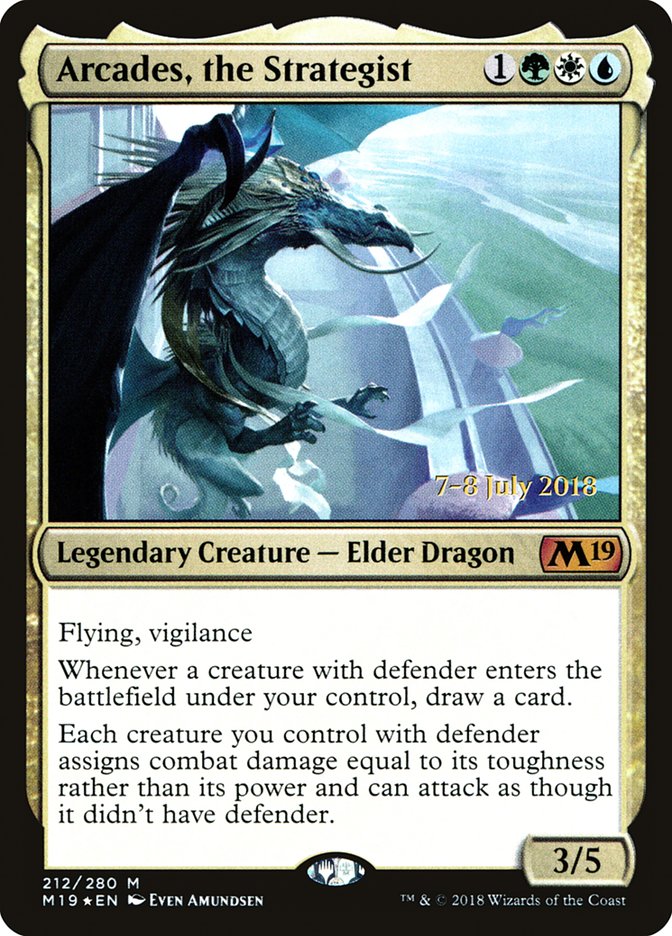 Arcades, the Strategist [Core Set 2019 Prerelease Promos] | Card Merchant Takapuna