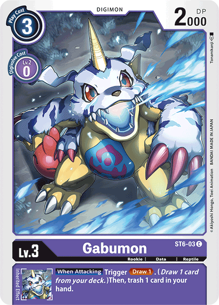 Gabumon [ST6-03] [Starter Deck: Venomous Violet] | Card Merchant Takapuna