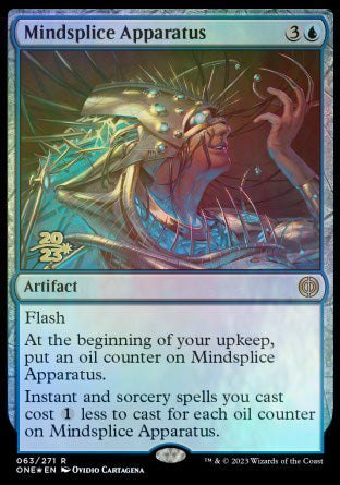 Mindsplice Apparatus [Phyrexia: All Will Be One Prerelease Promos] | Card Merchant Takapuna