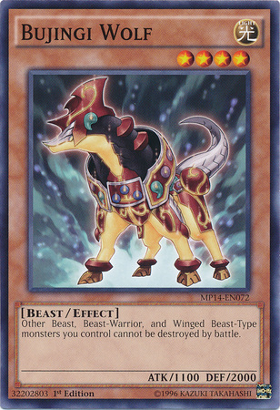 Bujingi Wolf [MP14-EN072] Common | Card Merchant Takapuna