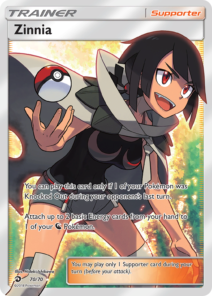 Zinnia (70/70) [Sun & Moon: Dragon Majesty] | Card Merchant Takapuna