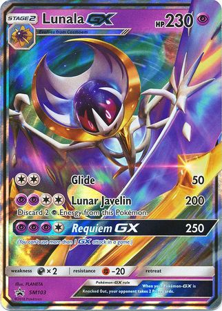 Lunala GX (SM103) (Jumbo Card) [Sun & Moon: Black Star Promos] | Card Merchant Takapuna