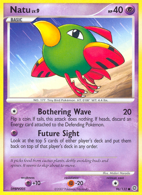 Natu (96/132) [Diamond & Pearl: Secret Wonders] | Card Merchant Takapuna