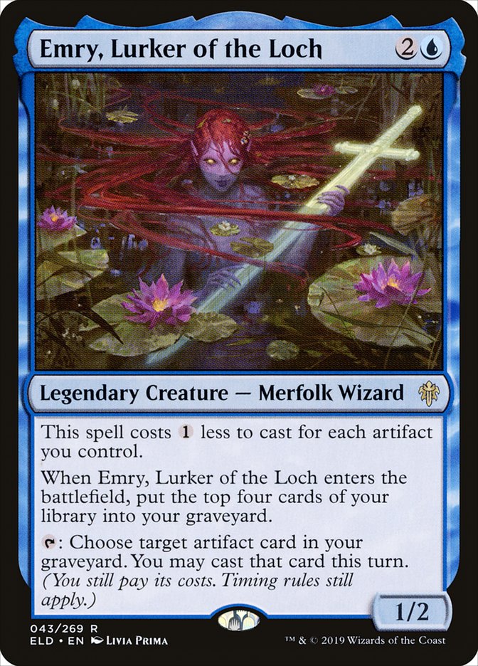 Emry, Lurker of the Loch [Throne of Eldraine] | Card Merchant Takapuna