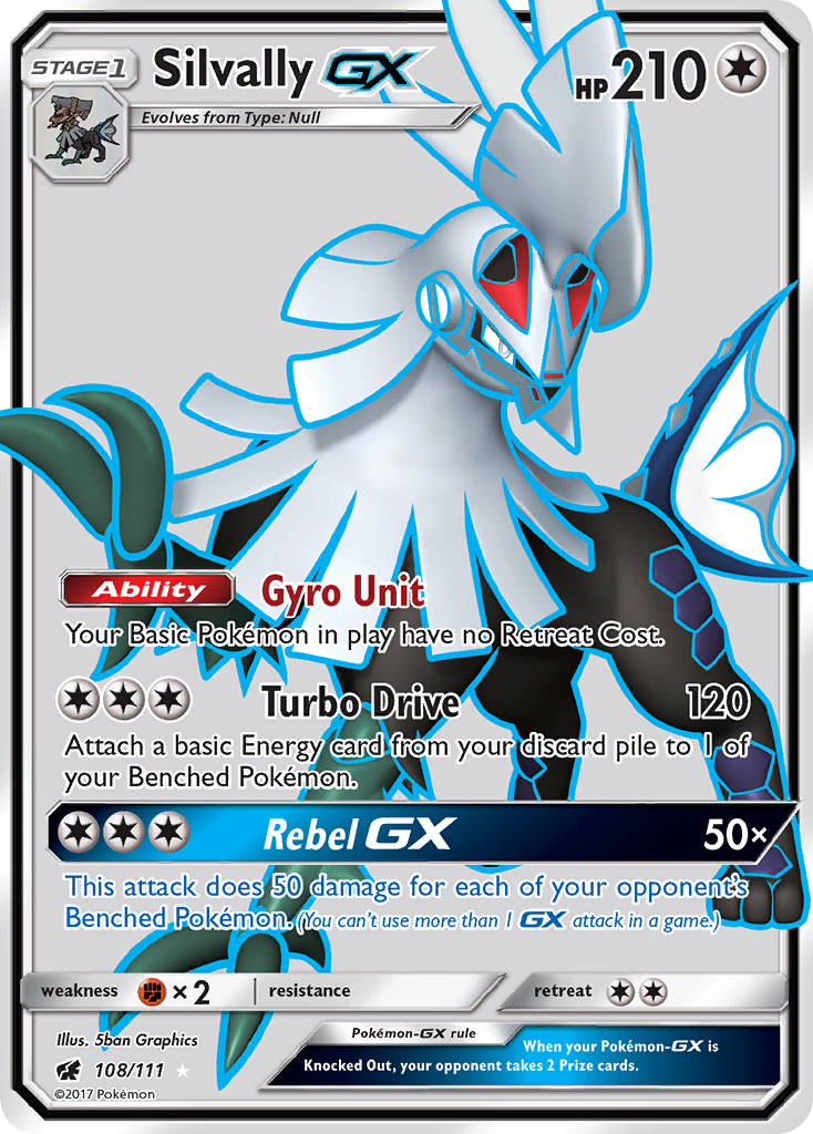 Silvally GX (108/111) [Sun & Moon: Crimson Invasion] | Card Merchant Takapuna