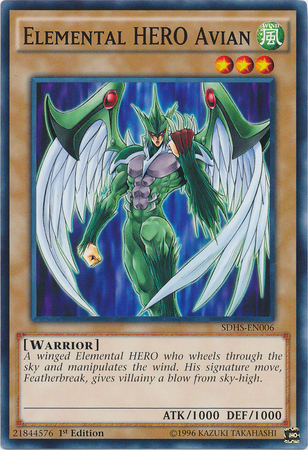 Elemental Hero Avian [SDHS-EN006] Common | Card Merchant Takapuna