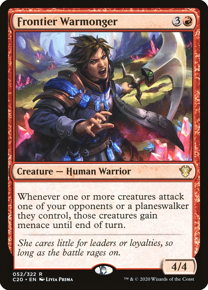 Frontier Warmonger [Commander 2020] | Card Merchant Takapuna