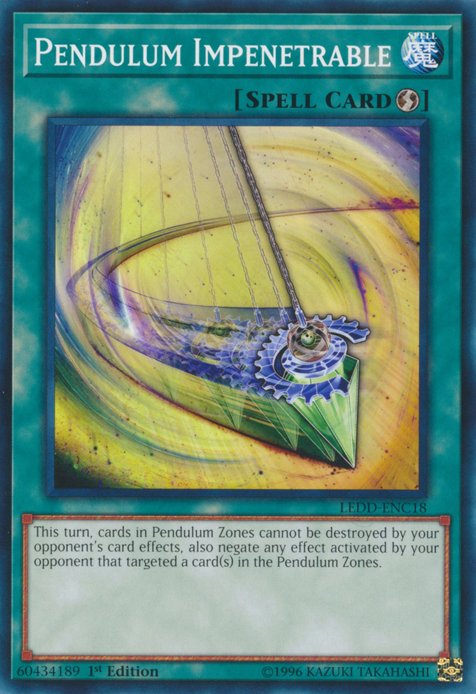 Pendulum Impenetrable [LEDD-ENC18] Common | Card Merchant Takapuna