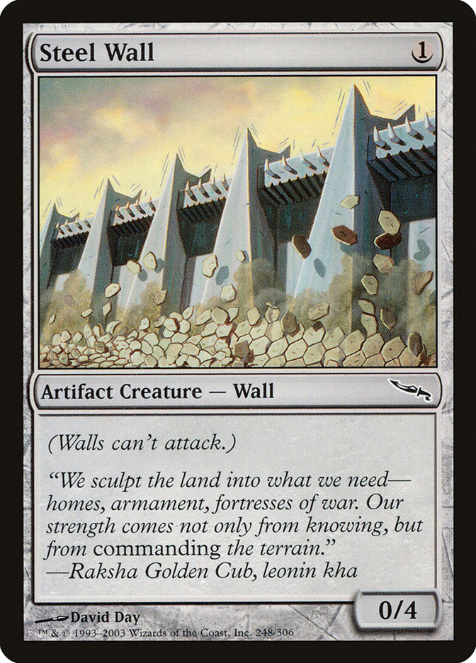 Steel Wall [Mirrodin] | Card Merchant Takapuna