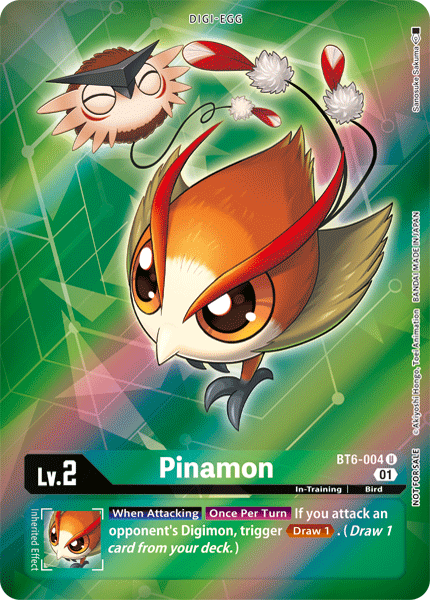 Pinamon [BT6-004] (Alternative Art - Box Topper) [Double Diamond] | Card Merchant Takapuna