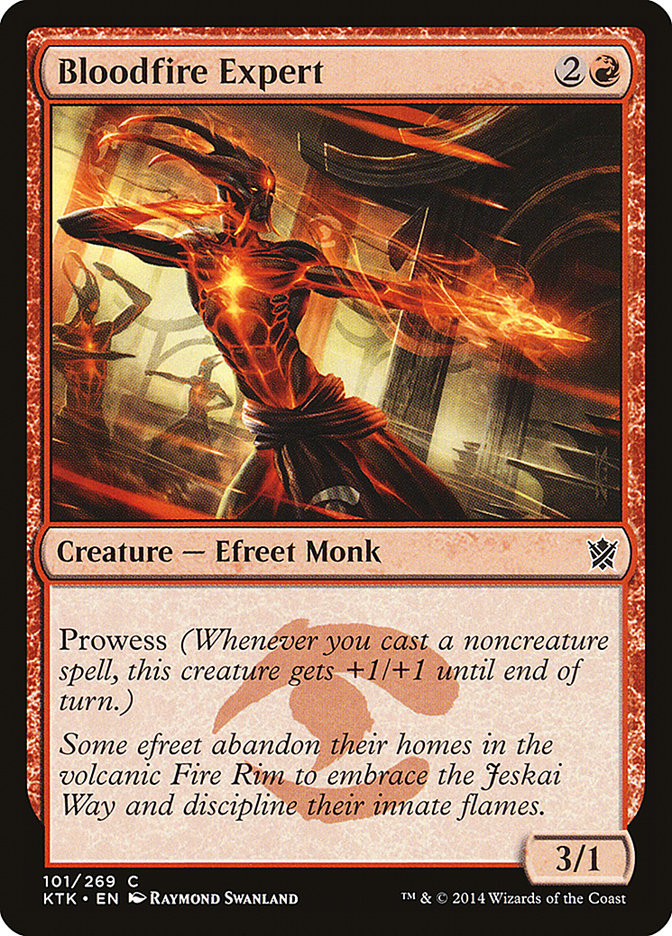 Bloodfire Expert [Khans of Tarkir] | Card Merchant Takapuna