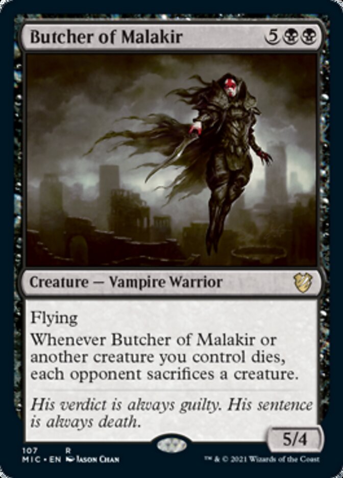 Butcher of Malakir [Innistrad: Midnight Hunt Commander] | Card Merchant Takapuna