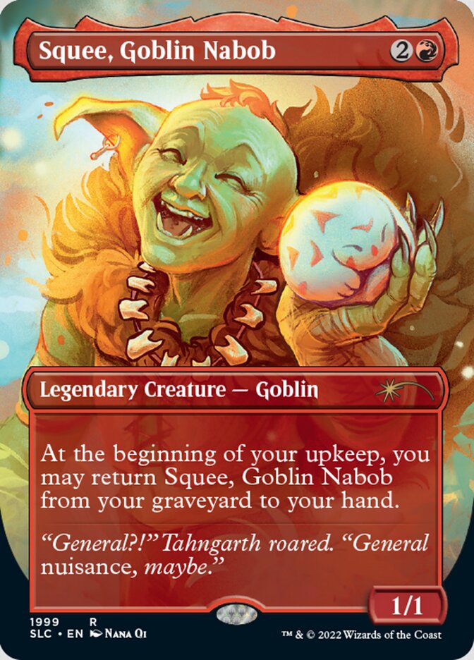 Squee, Goblin Nabob (Borderless) [Secret Lair 30th Anniversary Countdown Kit] | Card Merchant Takapuna