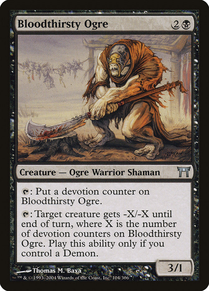 Bloodthirsty Ogre [Champions of Kamigawa] | Card Merchant Takapuna