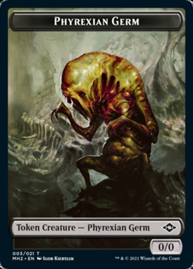 Phyrexian Germ // Squirrel Double-Sided Token [Modern Horizons 2 Tokens] | Card Merchant Takapuna