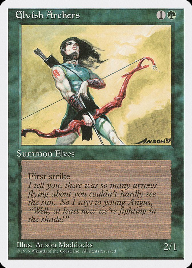 Elvish Archers [Fourth Edition] | Card Merchant Takapuna