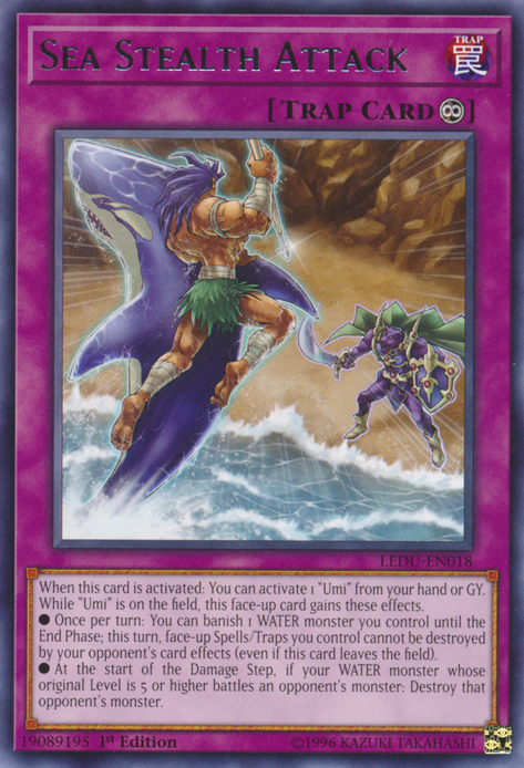 Sea Stealth Attack [LEDU-EN018] Rare | Card Merchant Takapuna