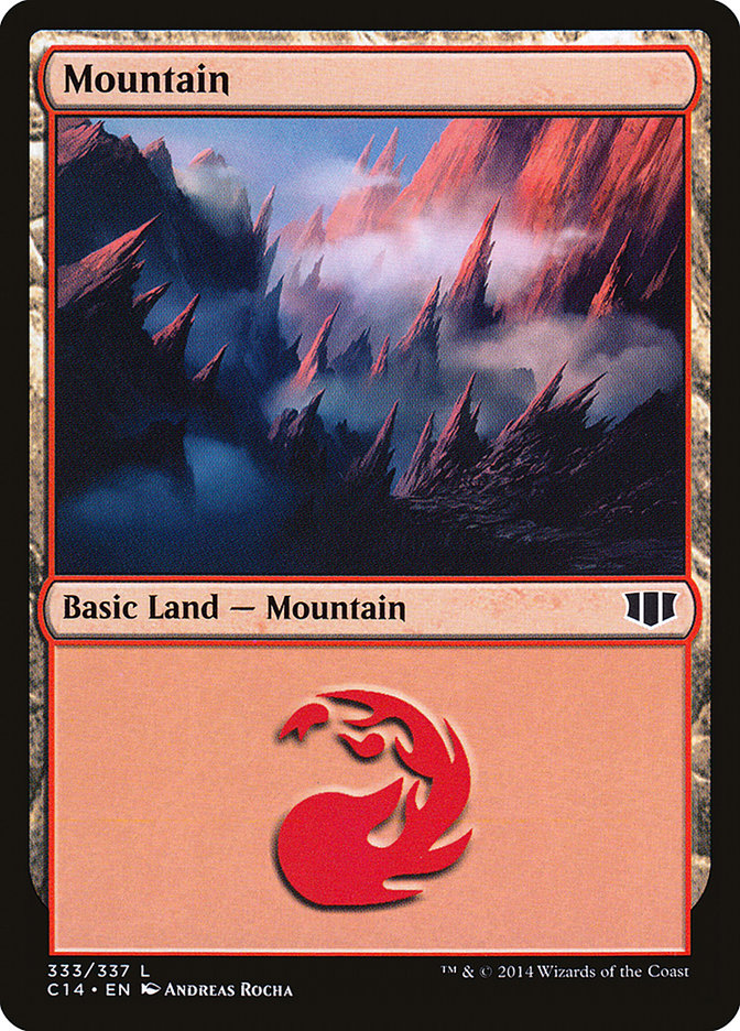 Mountain (333) [Commander 2014] | Card Merchant Takapuna