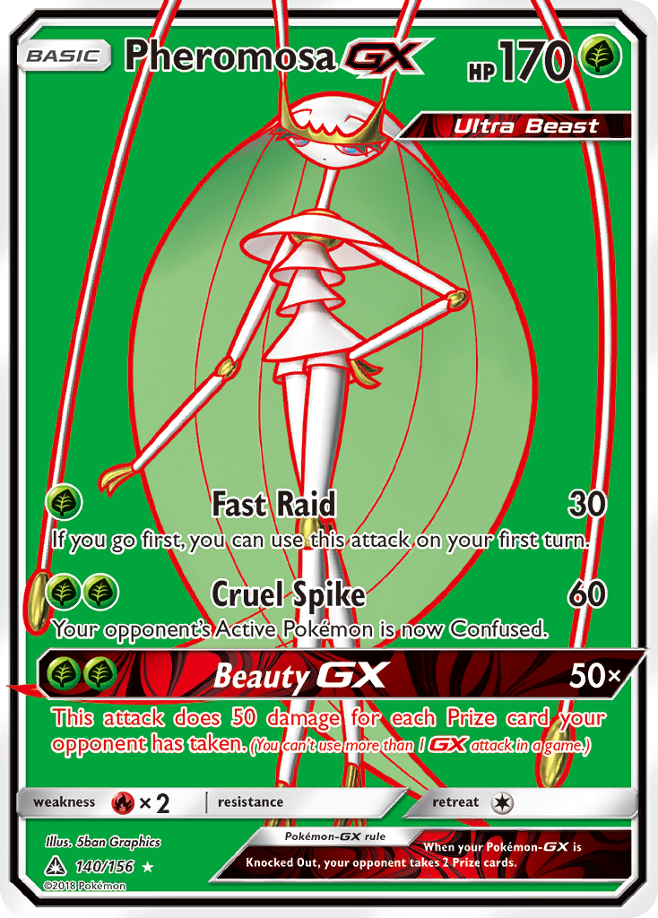 Pheromosa GX (140/156) [Sun & Moon: Ultra Prism] | Card Merchant Takapuna