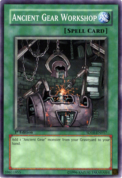 Ancient Gear Workshop [SD10-EN017] Common | Card Merchant Takapuna