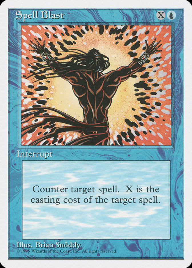 Spell Blast [Fourth Edition] | Card Merchant Takapuna