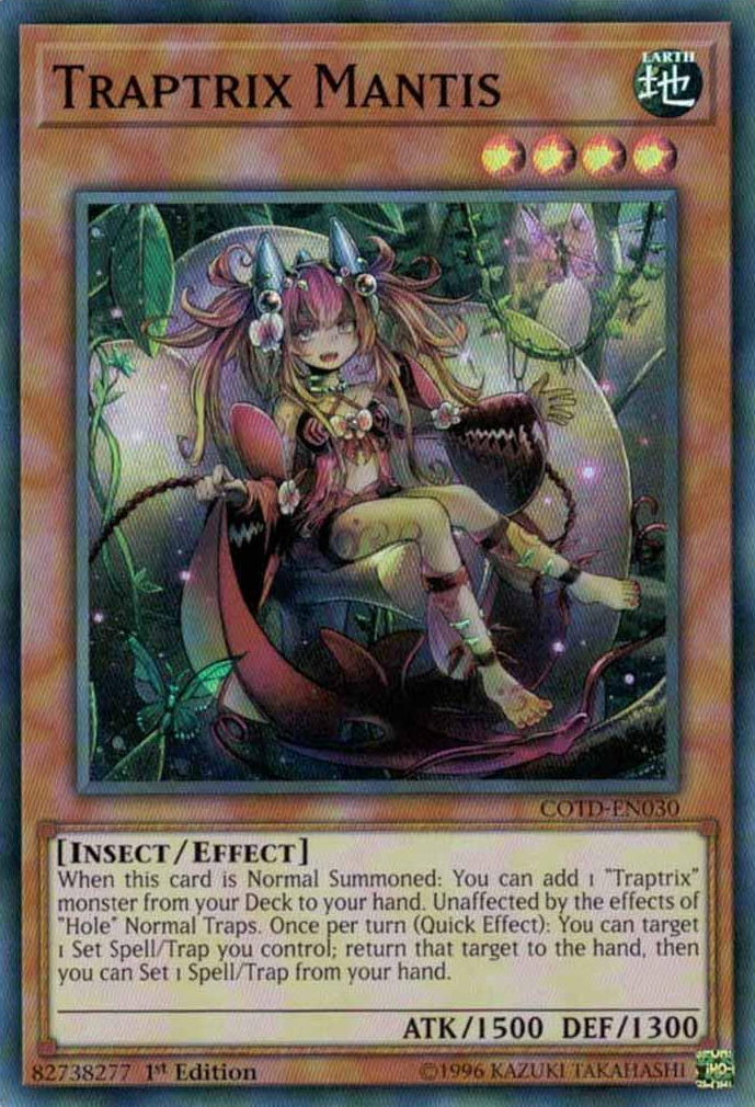 Traptrix Mantis [COTD-EN030] Super Rare | Card Merchant Takapuna