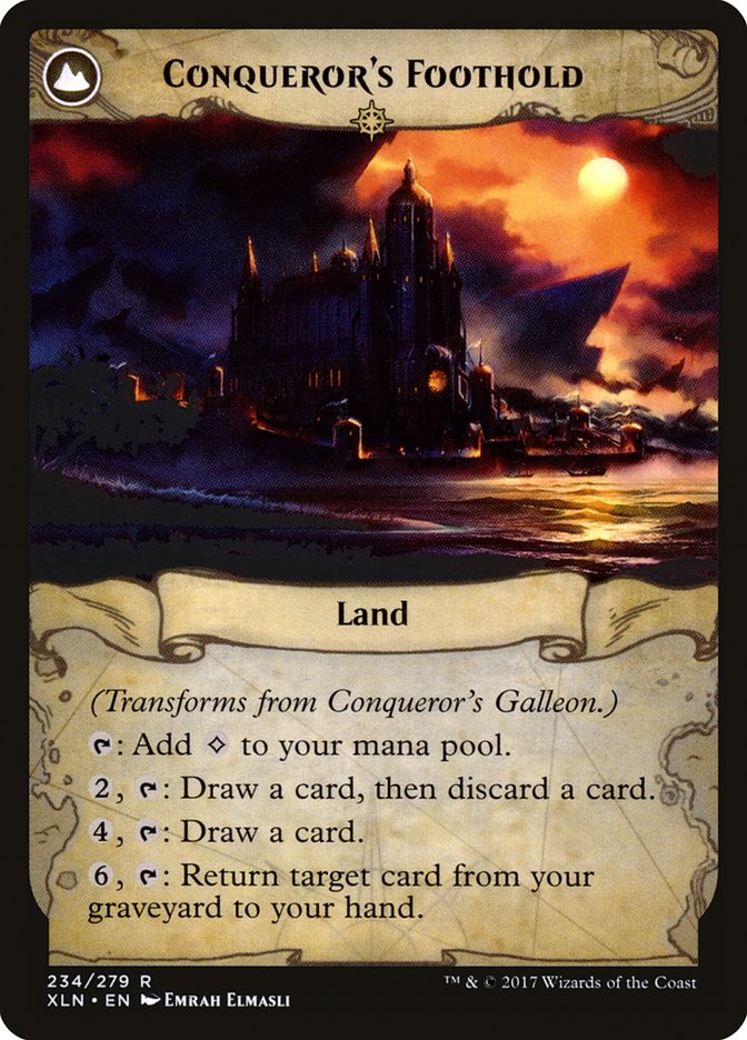 Conqueror's Galleon // Conqueror's Foothold [Ixalan] | Card Merchant Takapuna