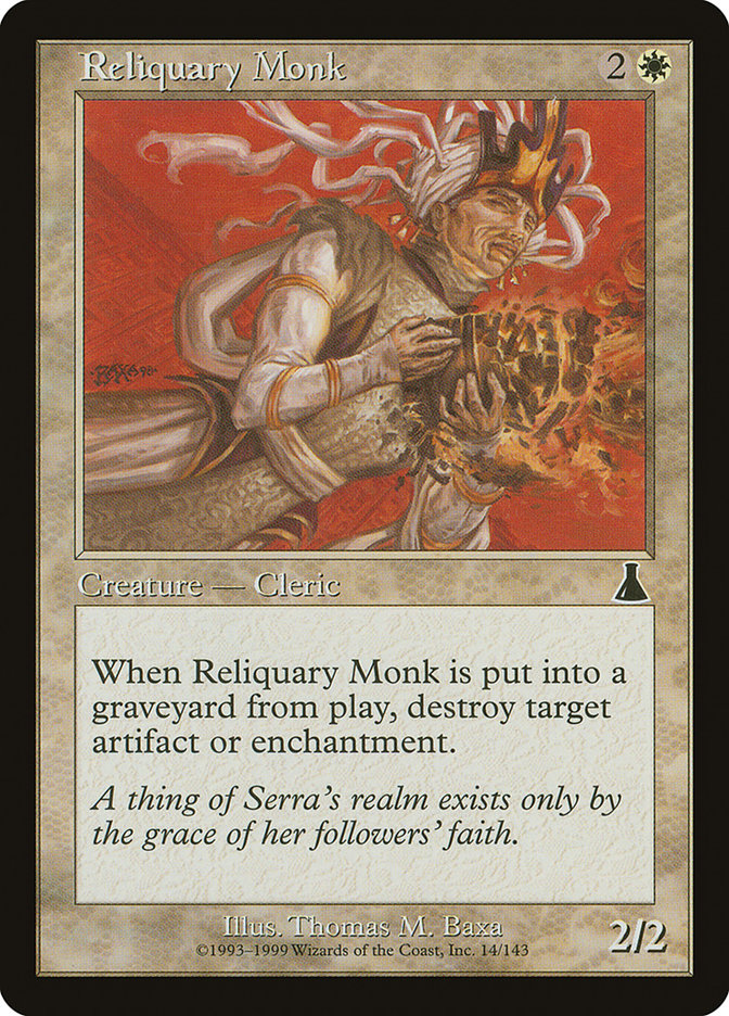 Reliquary Monk [Urza's Destiny] | Card Merchant Takapuna