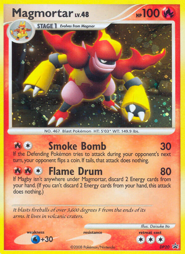 Magmortar (DP20) [Diamond & Pearl: Black Star Promos] | Card Merchant Takapuna