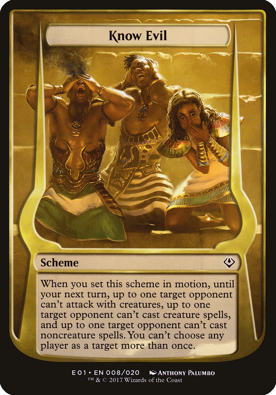 Know Evil (Schemes) [Archenemy: Nicol Bolas Schemes] | Card Merchant Takapuna