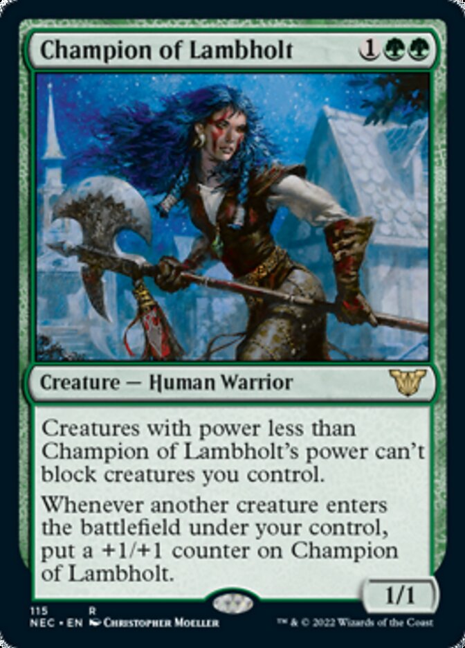 Champion of Lambholt [Kamigawa: Neon Dynasty Commander] | Card Merchant Takapuna