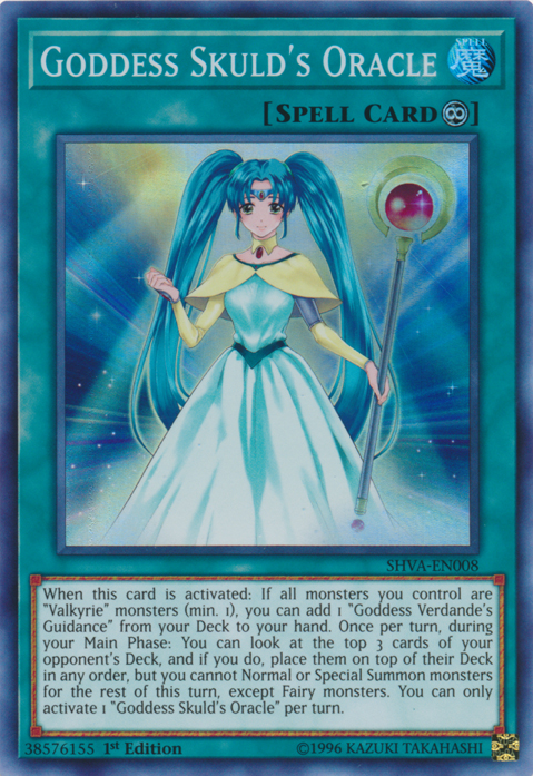 Goddess Skuld's Oracle [SHVA-EN008] Super Rare | Card Merchant Takapuna