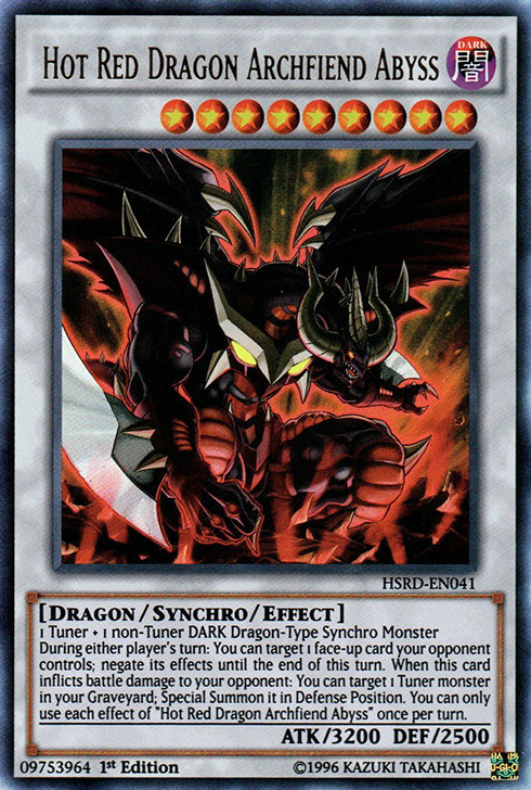 Hot Red Dragon Archfiend Abyss [HSRD-EN041] Ultra Rare | Card Merchant Takapuna