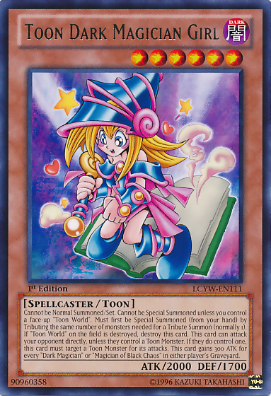 Toon Dark Magician Girl [LCYW-EN111] Rare | Card Merchant Takapuna