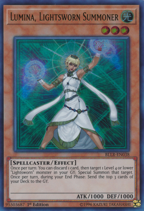 Lumina, Lightsworn Summoner [BLLR-EN038] Ultra Rare | Card Merchant Takapuna