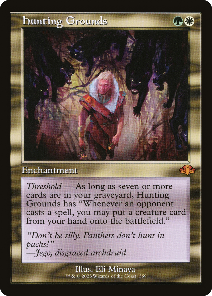 Hunting Grounds (Retro) [Dominaria Remastered] | Card Merchant Takapuna