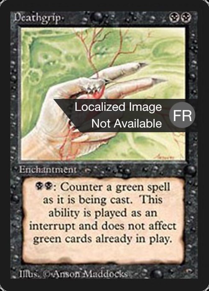 Deathgrip [Foreign Black Border] | Card Merchant Takapuna