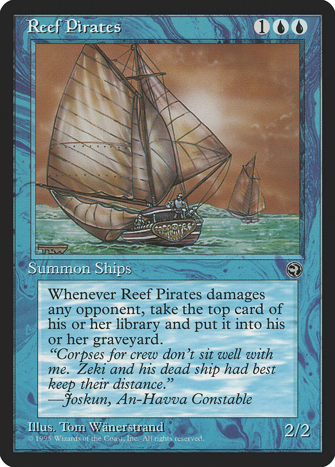 Reef Pirates (Joskun Flavor Text) [Homelands] | Card Merchant Takapuna