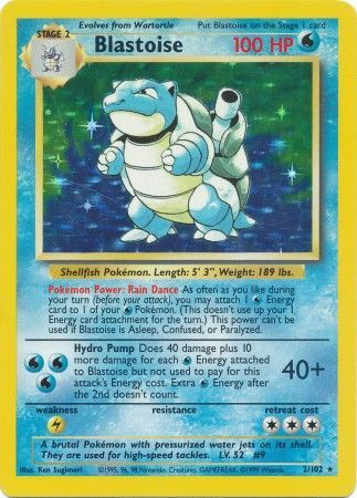 Blastoise (2/102) [Base Set Unlimited] | Card Merchant Takapuna