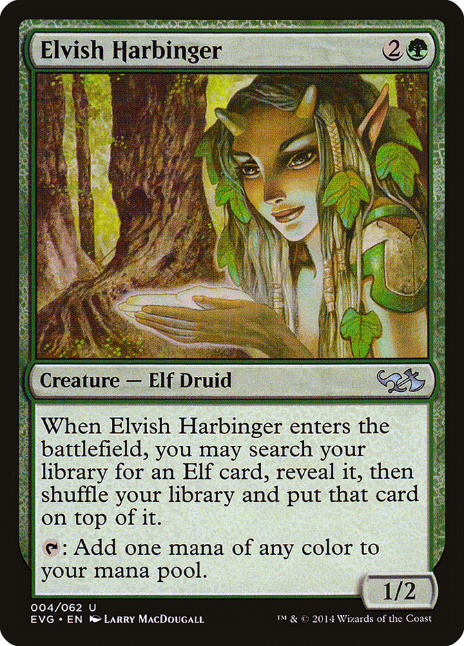 Elvish Harbinger (Elves vs. Goblins) [Duel Decks Anthology] | Card Merchant Takapuna