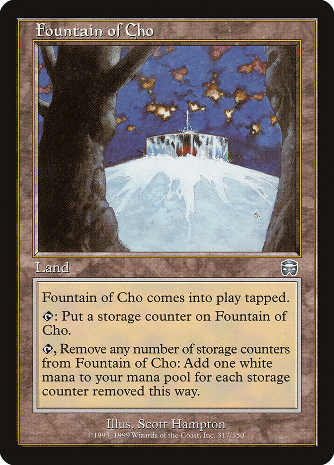 Fountain of Cho [Mercadian Masques] | Card Merchant Takapuna