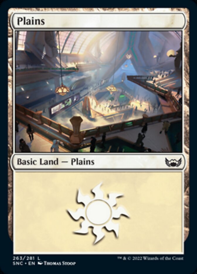 Plains (263) [Streets of New Capenna] | Card Merchant Takapuna