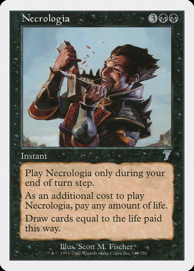 Necrologia [Seventh Edition] | Card Merchant Takapuna