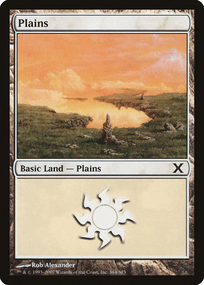 Plains (364) [Tenth Edition] | Card Merchant Takapuna