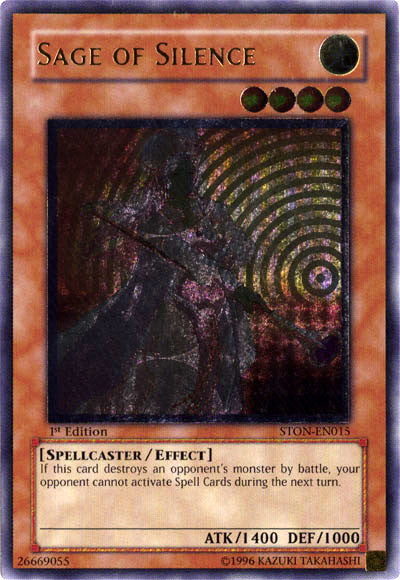 Sage of Silence [STON-EN015] Ultimate Rare | Card Merchant Takapuna