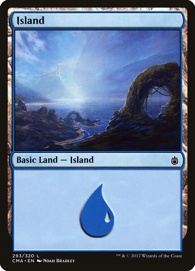 Island (293) [Commander Anthology] | Card Merchant Takapuna