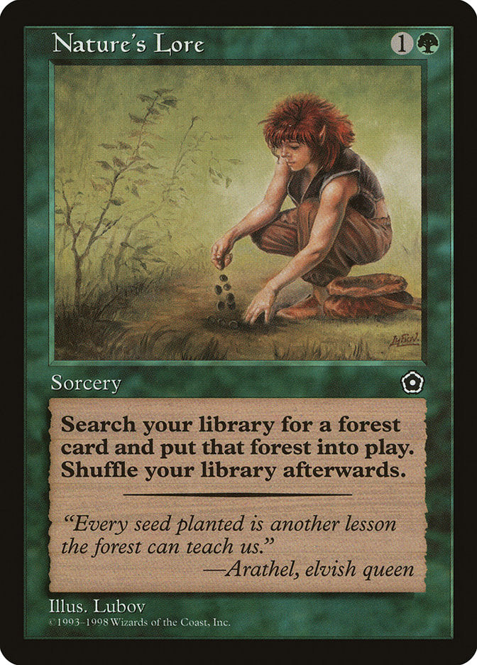 Nature's Lore [Portal Second Age] | Card Merchant Takapuna