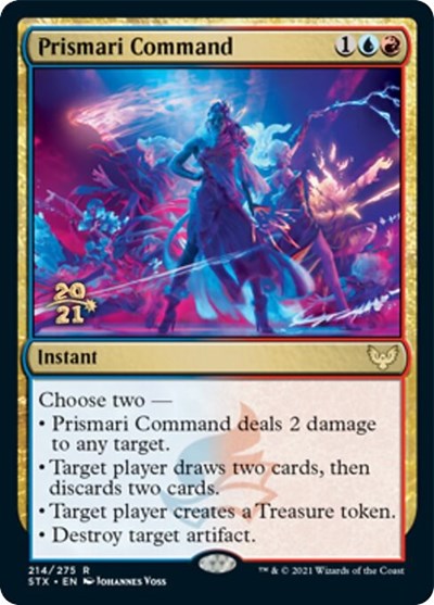 Prismari Command [Strixhaven: School of Mages Prerelease Promos] | Card Merchant Takapuna